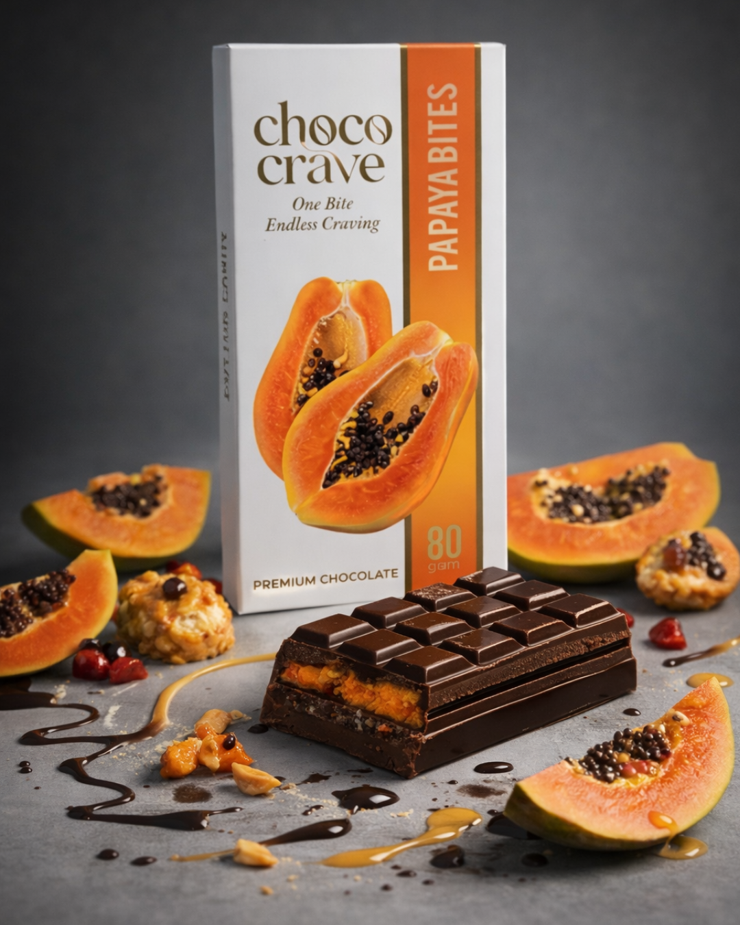 Chococrave papaya Bites<br>80g